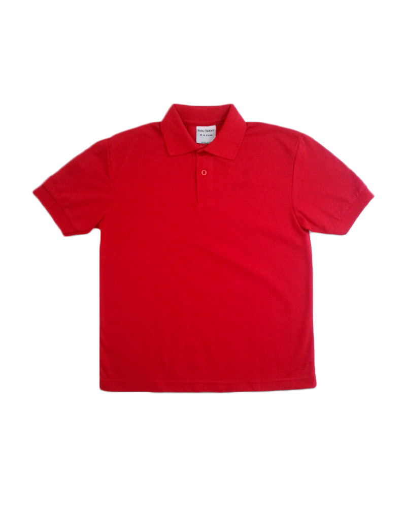 plain red golf t shirt